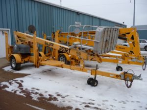 BilJax 35′ Electric Towable Boom Lift