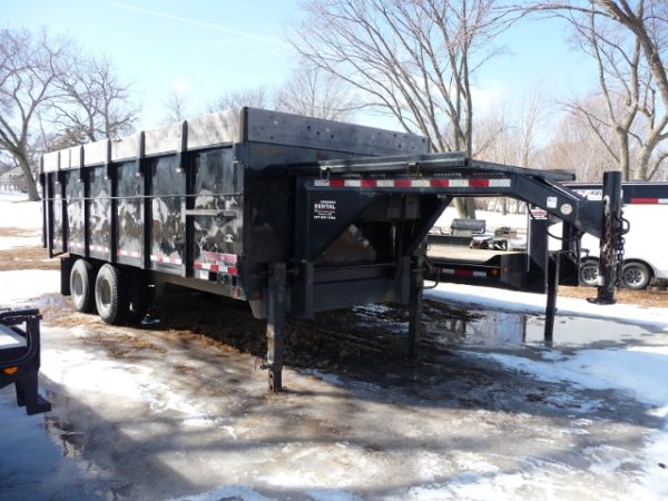 8 x 20 Midsota Gooseneck Dump Trailer23,000 Pound, 25 Yard Gooseneck Mount Dump Trailer