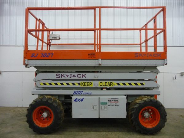 SkyJack 7027 Rough Terrain 4WD Scissor Lift