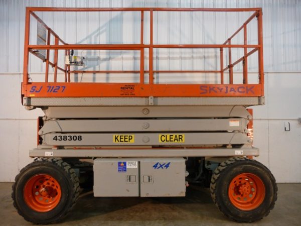 SkyJack 7127 Rough Terrain 4WD Scissor Lift