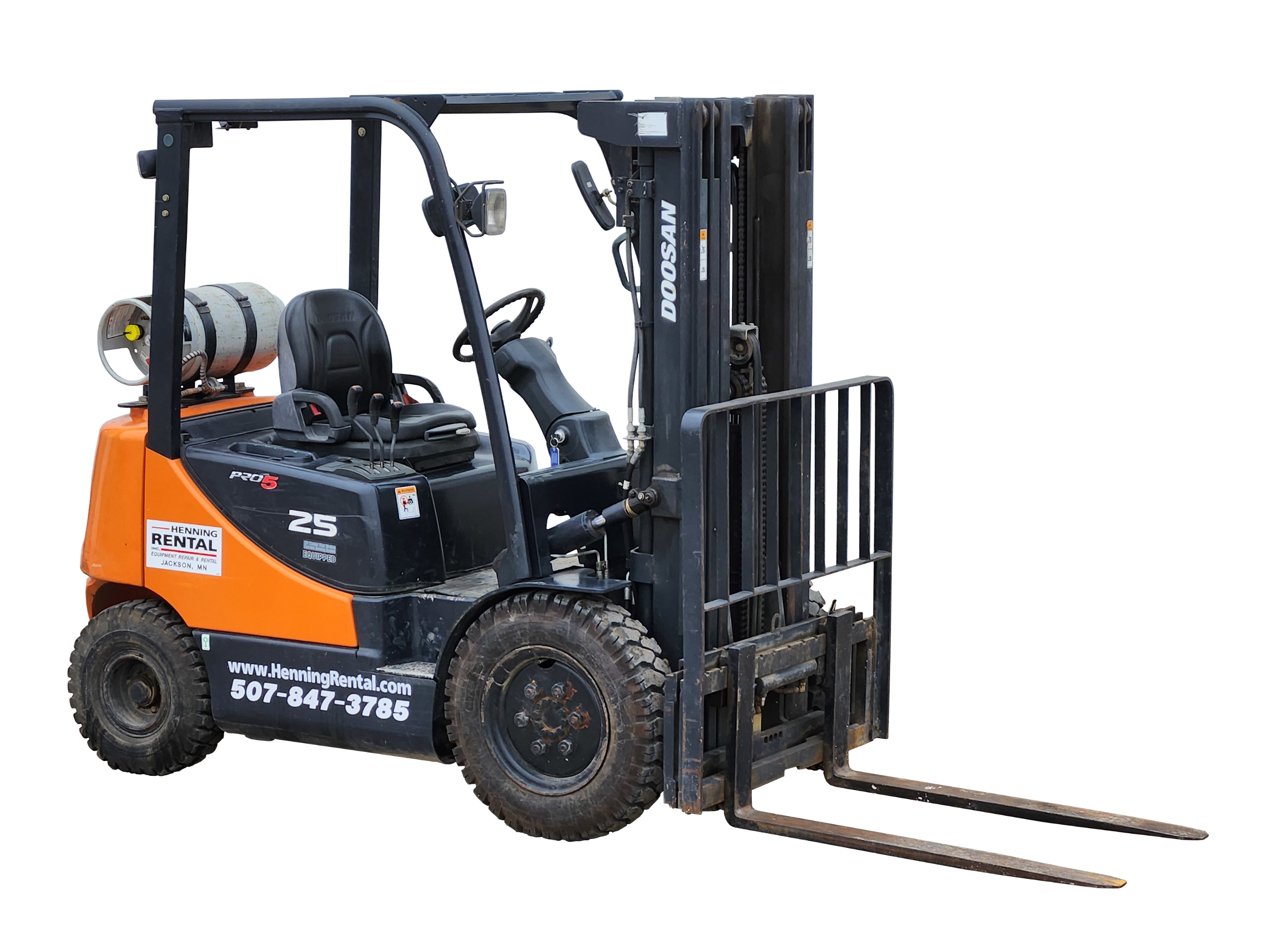 5000 LBS LP Pneumatic Doosan Forklift